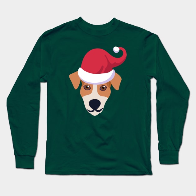 Funny Jack Russell Terrier Dog Christmas 2020 Dog Lover Christmas Long Sleeve T-Shirt by cuffiz